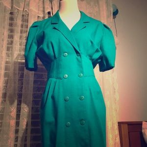 Handmade 80s Linen Dress Halloween Costume